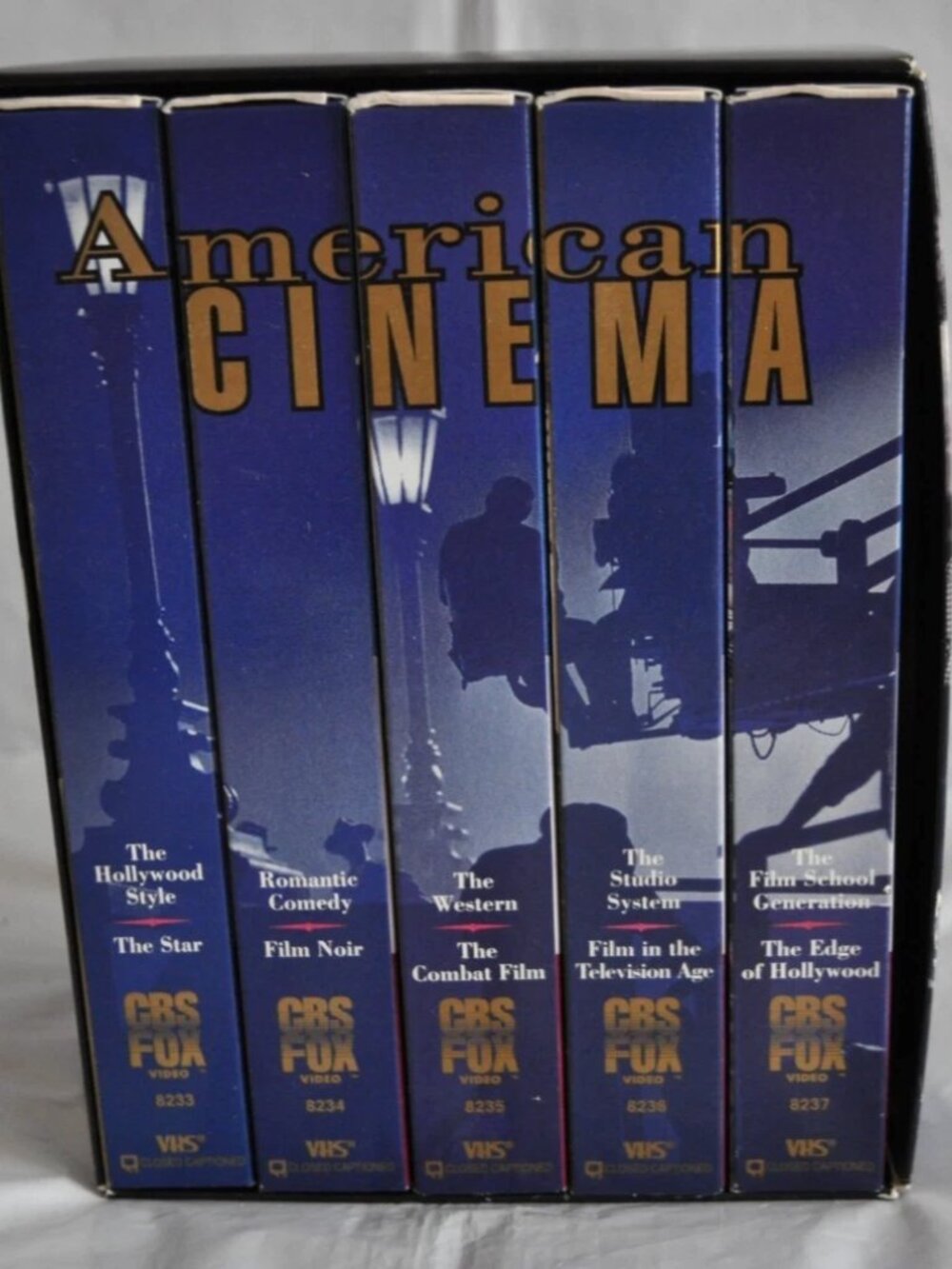 AMERICAN CINEMA 100 years of Filmmaking VHS 5-Tape Set of 10 Films CBS/FOX Video